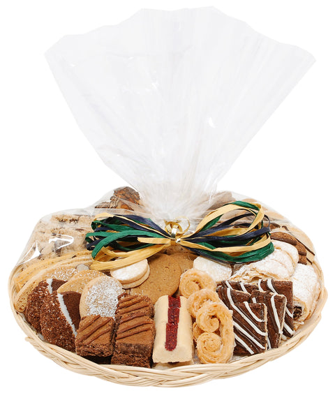 Sympathy Pastry & Cookie Willow Tray (Long Island Delivery Only)