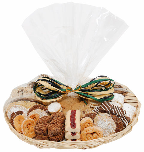 Sympathy Pastry & Cookie Willow Tray (Long Island Delivery Only)