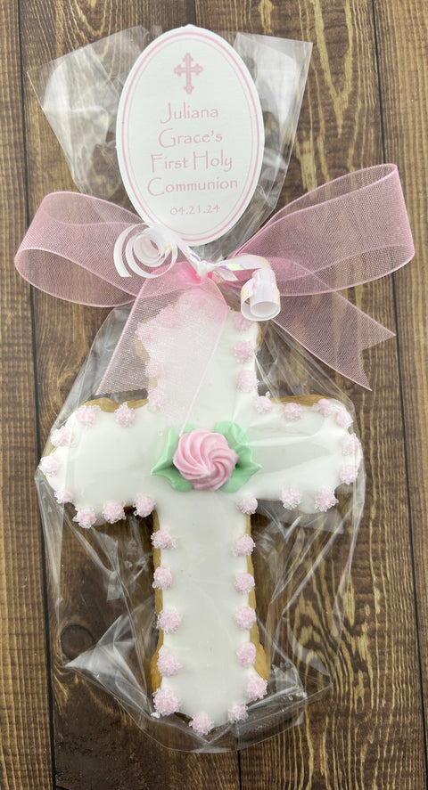 Cross with Outline Edge - Cookie Party Favor