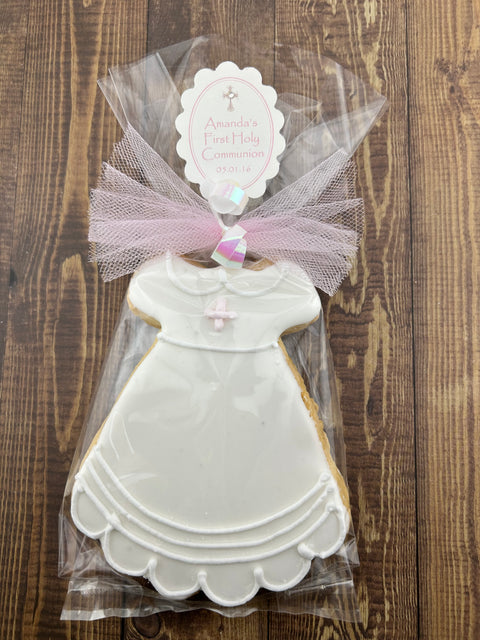 Cross with Outline Edge - Cookie Party Favor