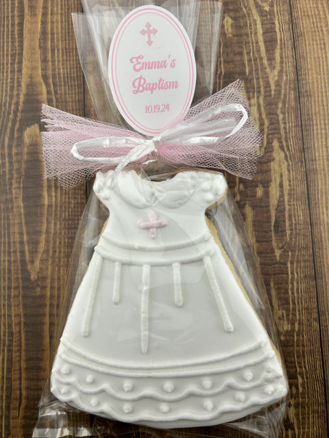 Cross with Outline Edge - Cookie Party Favor