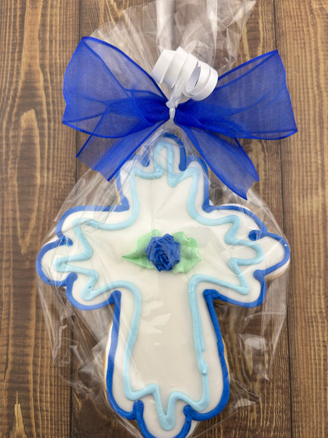 Cross with Outline Edge - Cookie Party Favor
