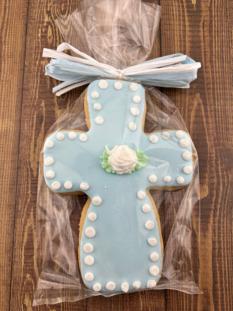 Cross with Outline Edge - Cookie Party Favor