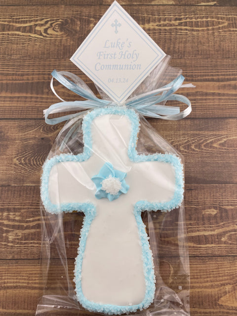 Cross with Outline Edge - Cookie Party Favor