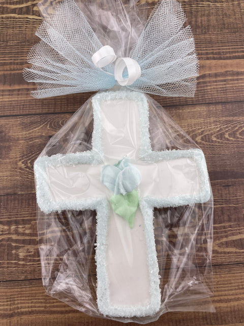 Cross with Outline Edge - Cookie Party Favor