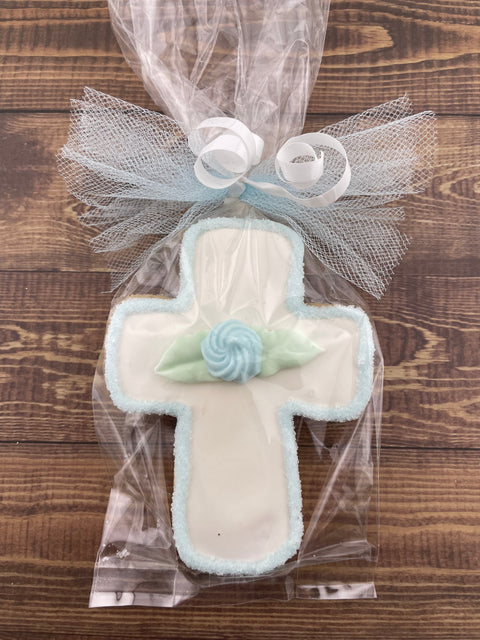 Cross with Outline Edge - Cookie Party Favor