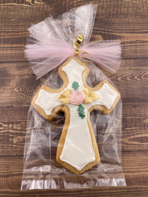 Cross with Outline Edge - Cookie Party Favor