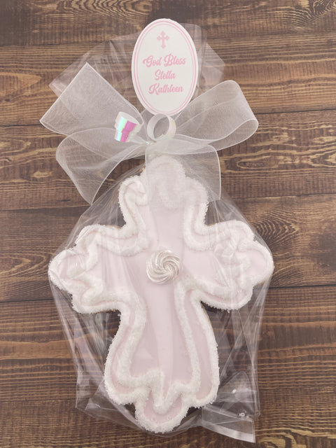 Cross with Outline Edge - Cookie Party Favor