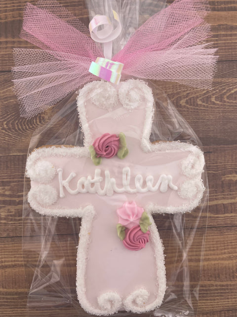 Cross with Outline Edge - Cookie Party Favor