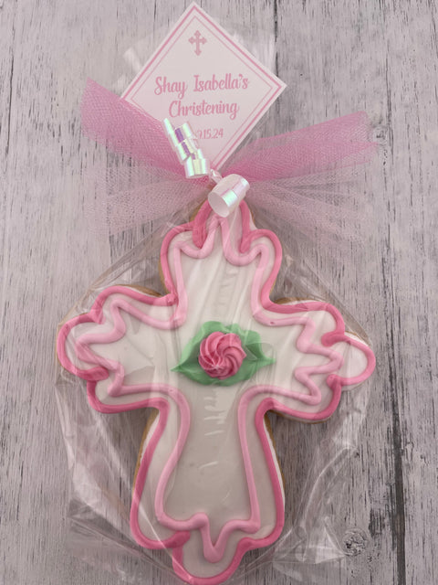 Cross with Outline Edge - Cookie Party Favor