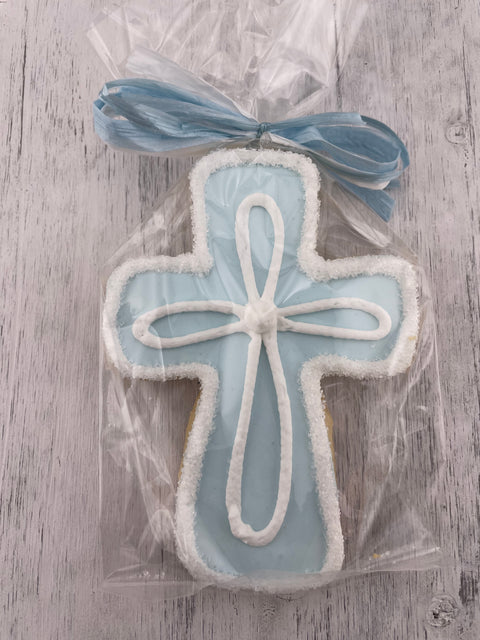 Cross with Outline Edge - Cookie Party Favor