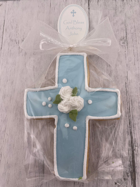 Cross with Outline Edge - Cookie Party Favor