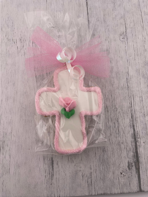 Cross with Outline Edge - Cookie Party Favor
