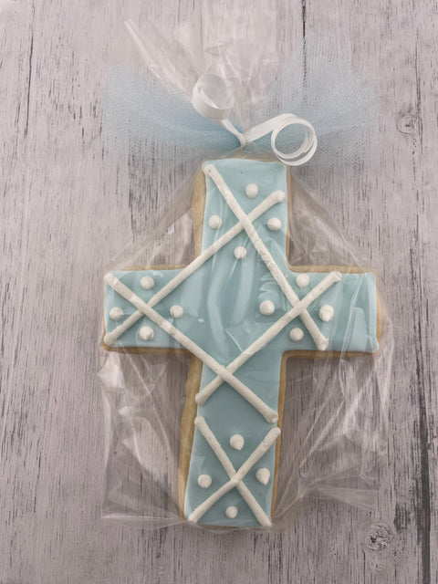 Cross with Outline Edge - Cookie Party Favor