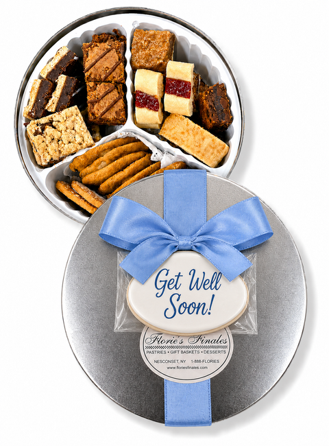 Get Well Pastry & Cookie Tin (Long Island Delivery or Shipped Nationwide)