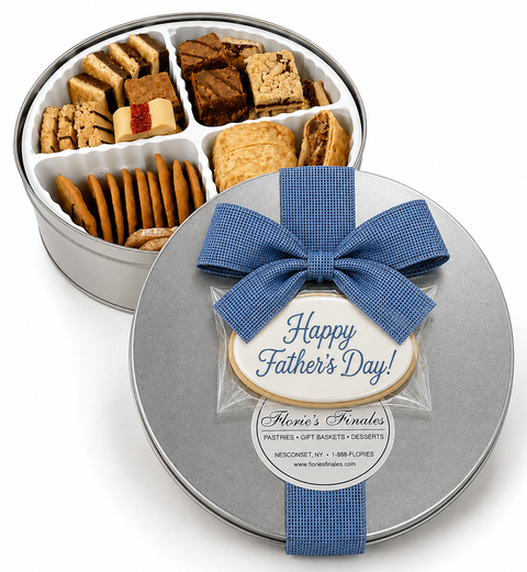 Father's Day Pastry & Cookie Tin (Long Island Delivery & Shipped Nationwide)