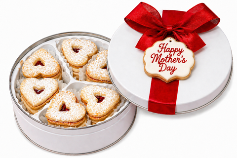 Mother's Day Mini Linzer Hearts (Long Island Delivery & Shipped Nationwide)