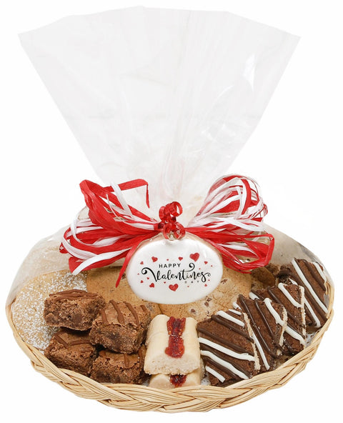 Valentine's Pastry & Cookie Willow Trays (Long Island Hand Delivery Only)