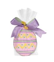 Easter Egg - Large Striped Cookie Party Favor