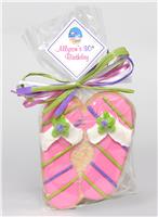 Flip Flops Pink Cookie Party Favor