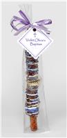 Gourmet Pretzel Chocolate Covered Purple - Party Favor