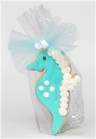 Seahorse Aqua Cookie Party Favor